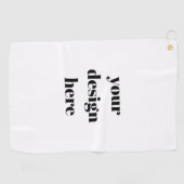 パーソナライズまカスタマイズたは ゴルフタオル (横)