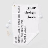 パーソナライズまカスタマイズたは ゴルフタオル (インサイチュ)