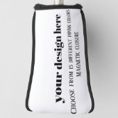 パーソナライズまカスタマイズたは ゴルフヘッドカバー (回転90)