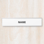 パーソナライズまカスタマイズたは サインプレート (正面)