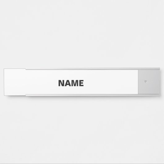 パーソナライズまカスタマイズたは サインプレート (正面)