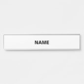 パーソナライズまカスタマイズたは サインプレート (正面)