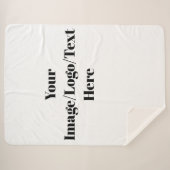 パーソナライズまカスタマイズたは シェルパブランケット (正面(横))