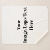 パーソナライズまカスタマイズたは シェルパブランケット (正面(横))