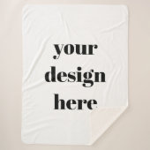 パーソナライズまカスタマイズたは シェルパブランケット (正面)