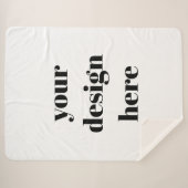 パーソナライズまカスタマイズたは シェルパブランケット (正面(横))