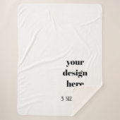 パーソナライズまカスタマイズたは シェルパブランケット (正面)