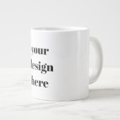 パーソナライズまカスタマイズたは ジャンボコーヒーマグカップ (正面右)