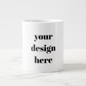 パーソナライズまカスタマイズたは ジャンボコーヒーマグカップ (正面)