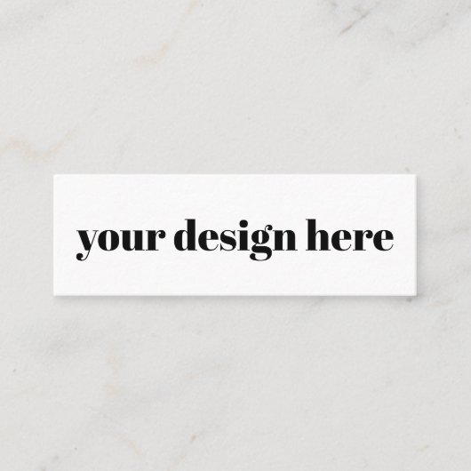 パーソナライズまカスタマイズたは スキニー名刺 (正面)