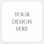 パーソナライズまカスタマイズたは スクエアシール (正面)