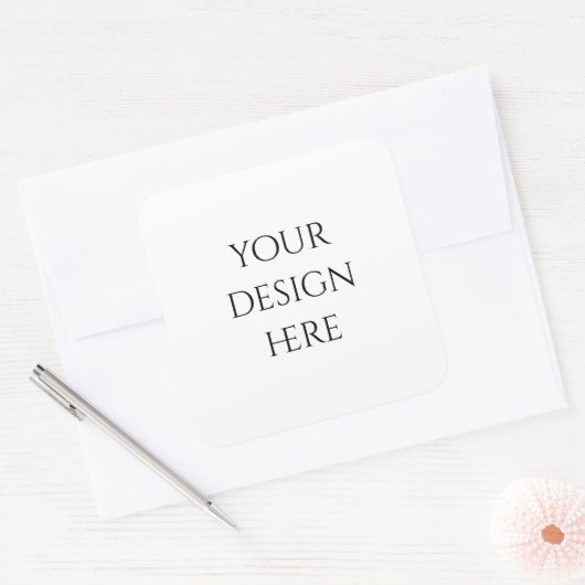 パーソナライズまカスタマイズたは スクエアシール (封筒)