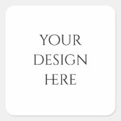 パーソナライズまカスタマイズたは スクエアシール (正面)