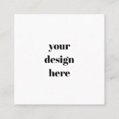 パーソナライズまカスタマイズたは スクエア名刺 (正面)