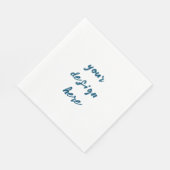 パーソナライズまカスタマイズたは スタンダードランチョンナプキン (角)