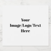 パーソナライズまカスタマイズたは スパークリングワインラベル (シングルラベル)