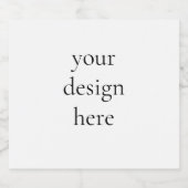 パーソナライズまカスタマイズたは スパークリングワインラベル (シングルラベル)