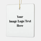 パーソナライズまカスタマイズたは セラミックオーナメント (左)