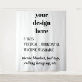 パーソナライズまカスタマイズたは タペストリー (正面)