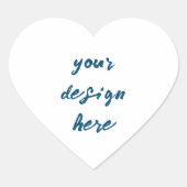 パーソナライズまカスタマイズたは ハートシール (正面)