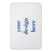 パーソナライズまカスタマイズたは バスマット (正面縦)