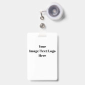 パーソナライズまカスタマイズたは バッジ (正面(伸縮クリップ))