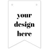 パーソナライズまカスタマイズたは バンティングフラッグ (第2の旗)