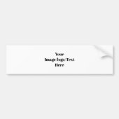 パーソナライズまカスタマイズたは バンパーステッカー (正面)