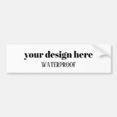 パーソナライズまカスタマイズたは バンパーステッカー (正面)