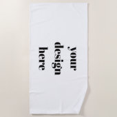 パーソナライズまカスタマイズたは ビーチタオル (正面)