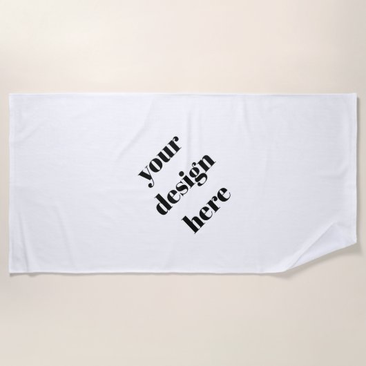 パーソナライズまカスタマイズたは ビーチタオル (正面)
