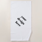 パーソナライズまカスタマイズたは ビーチタオル (正面)