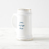 パーソナライズまカスタマイズたは ビールジョッキ (正面左)