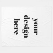 パーソナライズまカスタマイズたは フリースブランケット (正面(横))