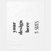 パーソナライズまカスタマイズたは フリースブランケット (正面)