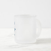 パーソナライズまカスタマイズたは フロストグラスマグカップ (正面右)