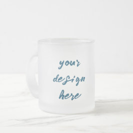 パーソナライズまカスタマイズたは フロストグラスマグカップ