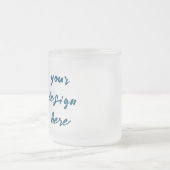 パーソナライズまカスタマイズたは フロストグラスマグカップ (中央)