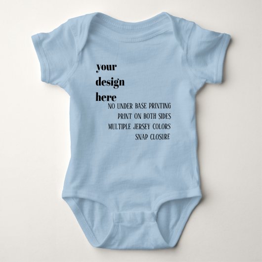 パーソナライズまカスタマイズたは ベビーボディスーツ (正面)