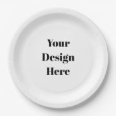 パーソナライズまカスタマイズたは ペーパープレート (正面)