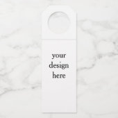 パーソナライズまカスタマイズたは ボトルネックタグ (正面)