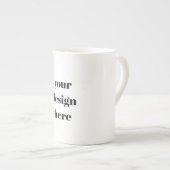 パーソナライズまカスタマイズたは ボーンチャイナマグカップ (正面右)