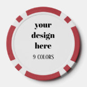 パーソナライズまカスタマイズたは ポーカーチップ (裏面)