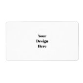 パーソナライズまカスタマイズたは ラベル (正面)