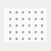 パーソナライズまカスタマイズたは ラベル (シート)