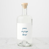 パーソナライズまカスタマイズたは リキュールボトルラベル (正面)