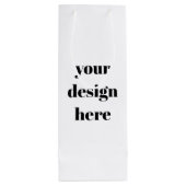 パーソナライズまカスタマイズたは ワインギフトバッグ (裏面)