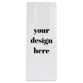 パーソナライズまカスタマイズたは ワインギフトバッグ (正面)