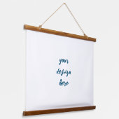 パーソナライズまカスタマイズたは 吊り下げ型タペストリー (傾斜あり)