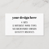 パーソナライズまカスタマイズたは 名刺 (正面)